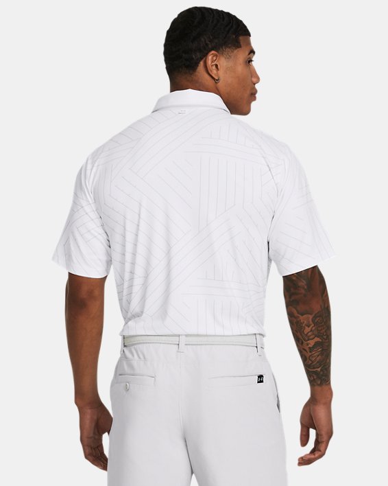 Men's UA Iso-Chill Edge Polo in White image number 1
